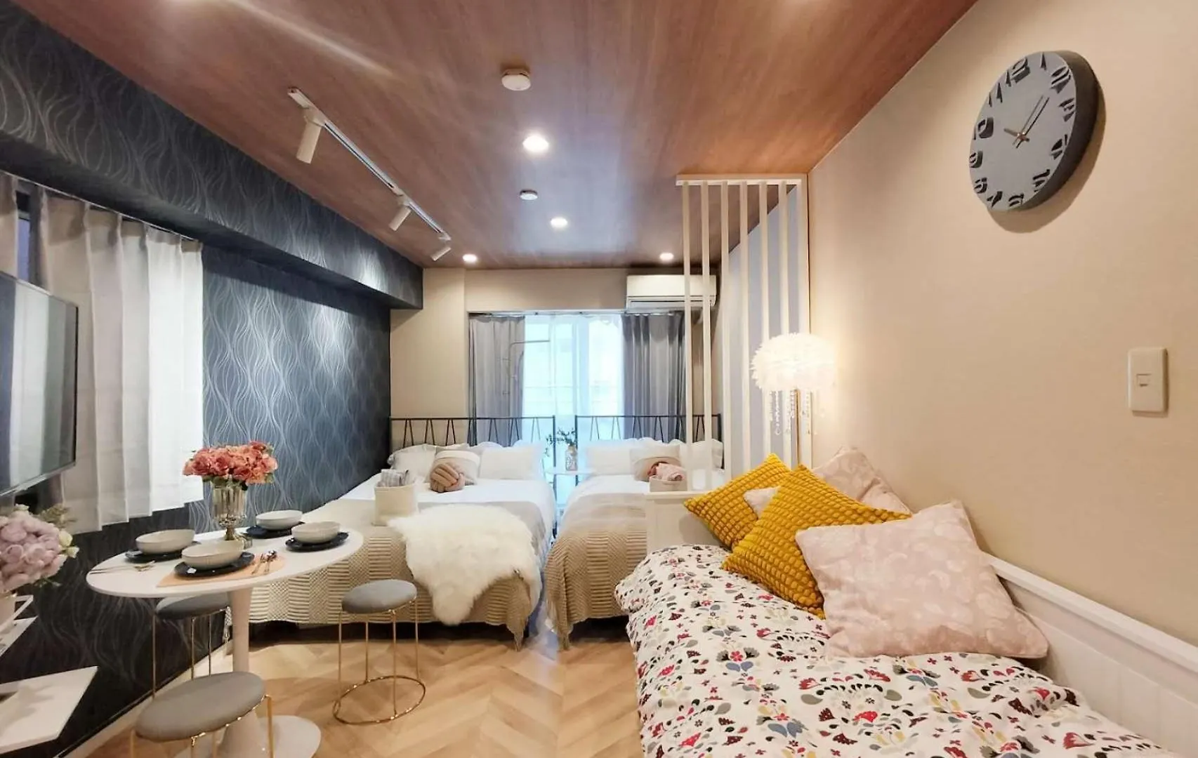 Appartamento 新宿 シングルルーム 複数ベッド、キッチン、ダイニングテーブル完備、短期、中期滞在に最適。 Tokyo Giappone